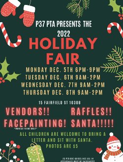 holiday fair flyer